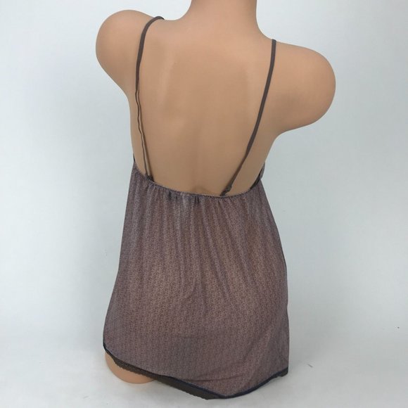 Studio Donatella Semi Sheer Babydoll Nightgown Chemise Lingerie Cami Dress SZ S - Picture 4 of 6